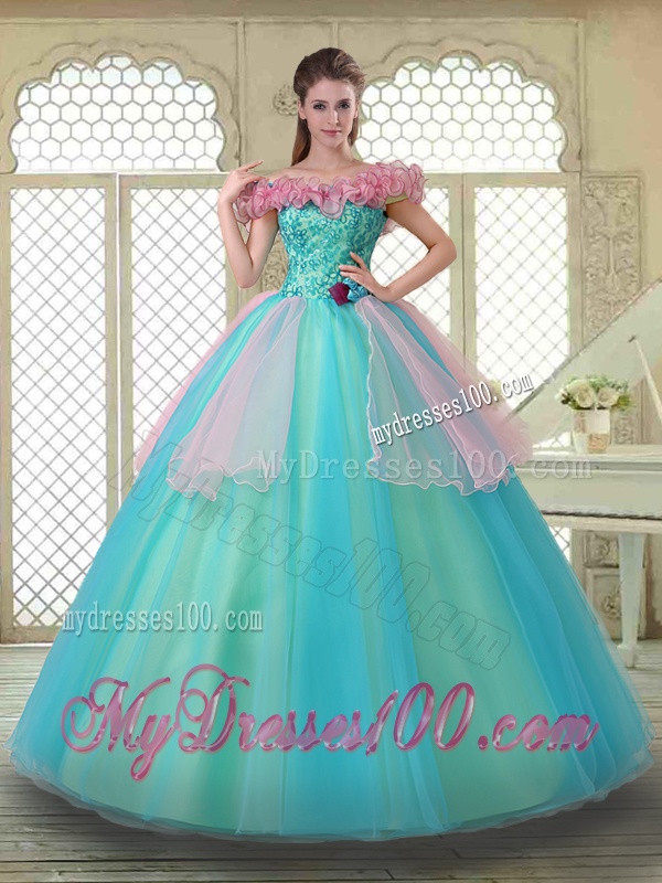 Perfect Off the Shoulder Quinceanera Dresses in Multi Color