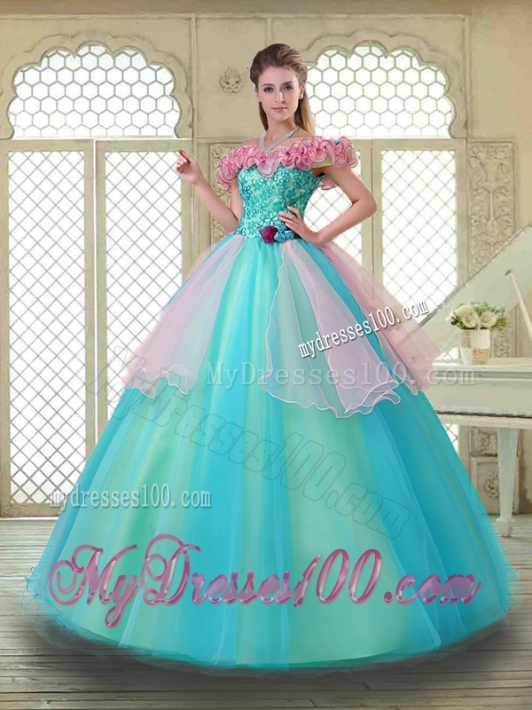 Perfect Off the Shoulder Quinceanera Dresses in Multi Color