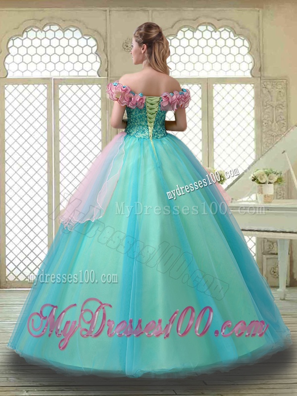 Perfect Off the Shoulder Quinceanera Dresses in Multi Color