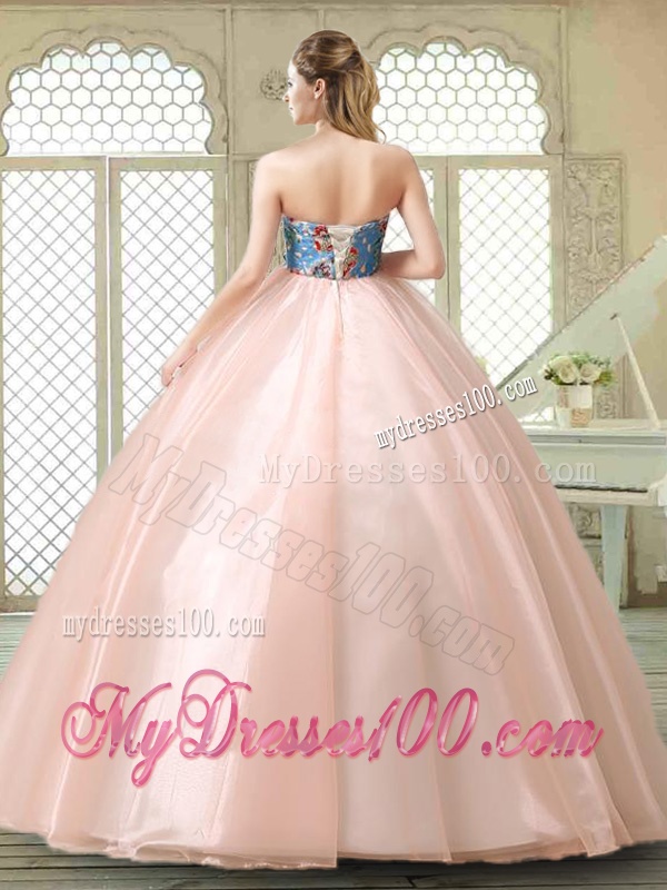 Perfect Strapless Sweet 16 Gowns with Appliques and Embroidery