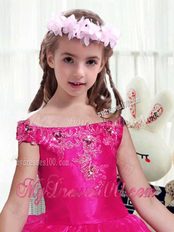 Beautiful Ball Gown Mini Quinceanera Gowns with Beading and Appliques