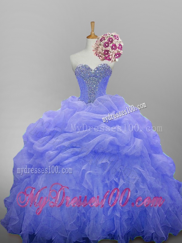 Luxurious Sweetheart Quinceanera Dresses with Beading and Ruffled Layers