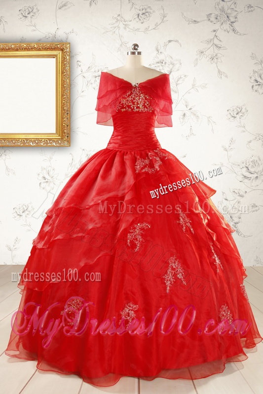 Most Popular Strapless Beaded Quinceanera Dresses for 2016