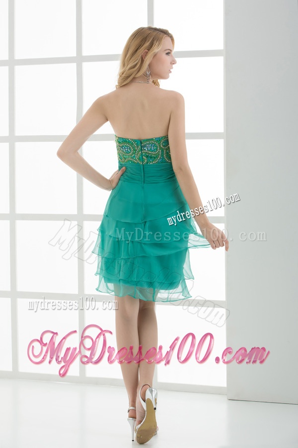 Empire Strapless Tulle Sashes Evening Dress with Beading and Ruching