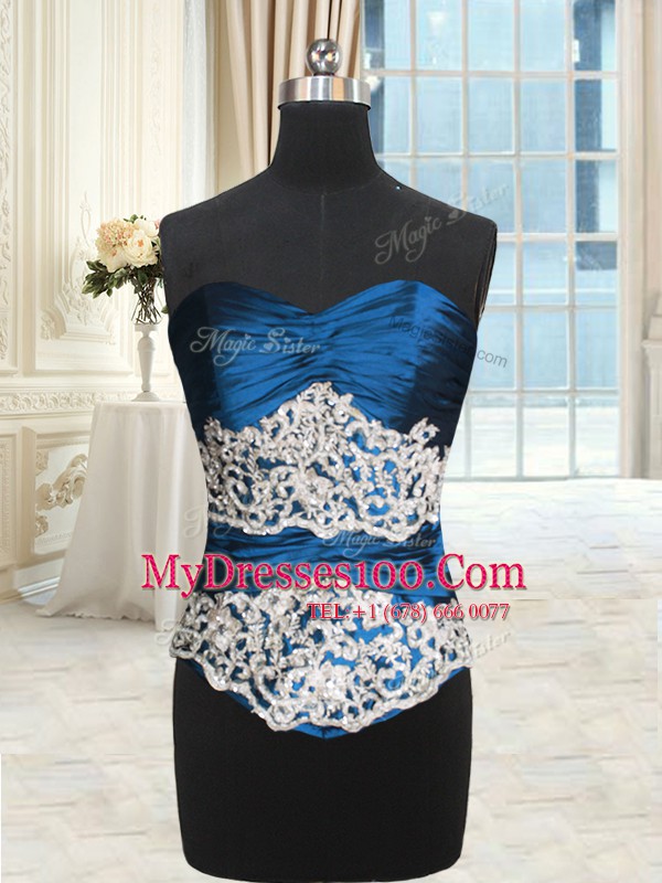 Teal Ball Gowns Beading and Lace 15th Birthday Dress Lace Up Taffeta and Tulle Sleeveless Floor Length