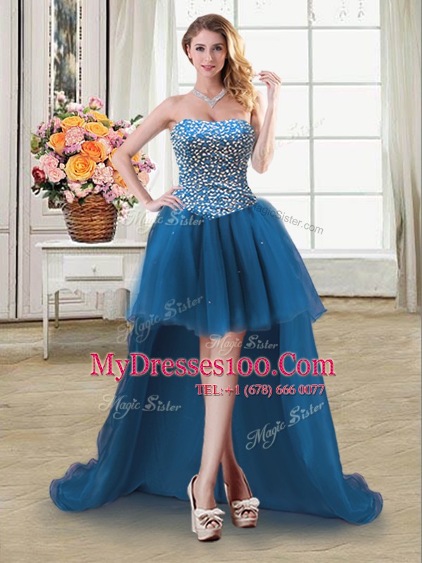 Four Piece Floor Length Teal Vestidos de Quinceanera Sweetheart Sleeveless Lace Up