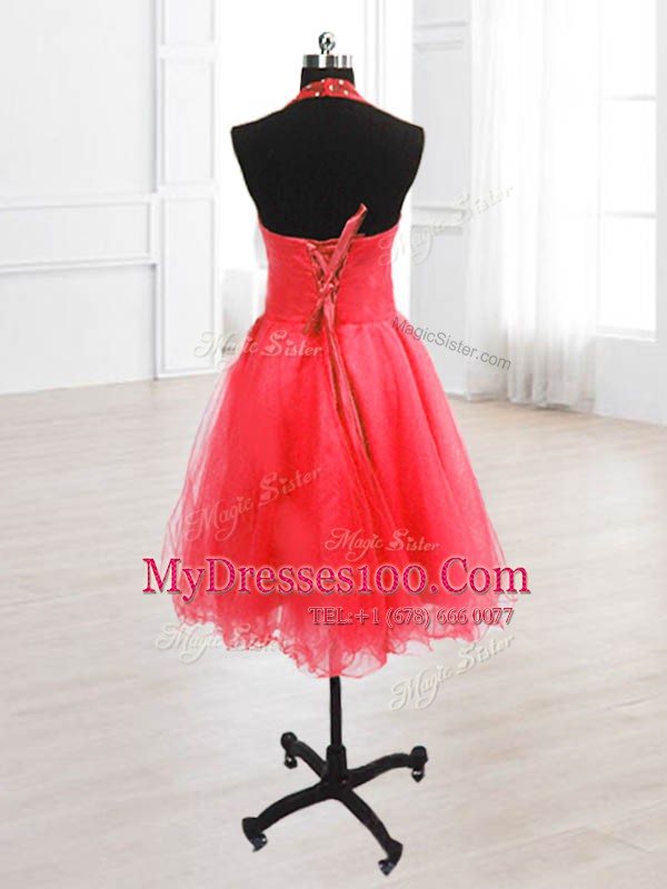 Sleeveless Sequins Lace Up Club Wear