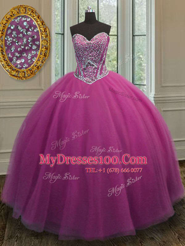 Floor Length Lilac Quinceanera Gowns Sweetheart Sleeveless Lace Up