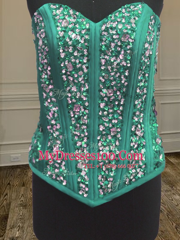 Three Piece Sweetheart Sleeveless Lace Up 15 Quinceanera Dress Multi-color Tulle