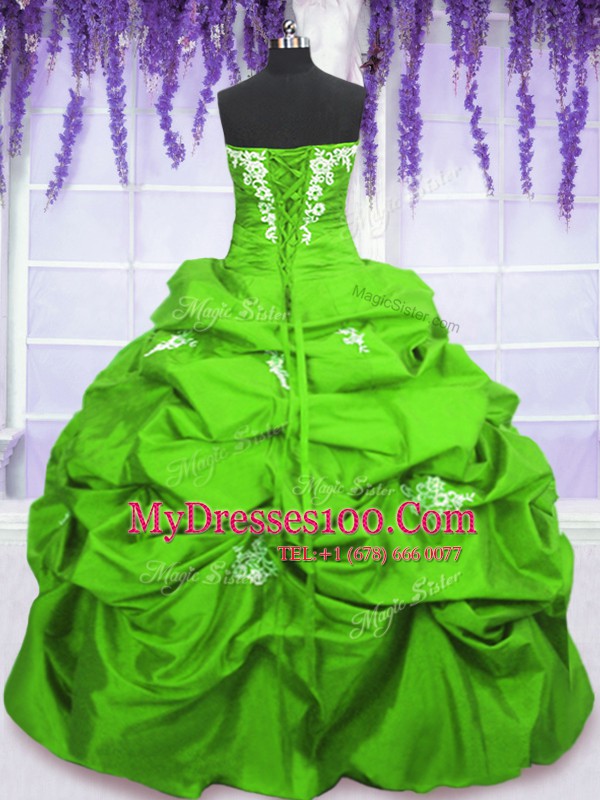 Admirable Pick Ups Floor Length Ball Gowns Sleeveless 15 Quinceanera Dress Lace Up