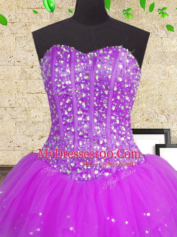 Multi-color Sleeveless Beading and Ruffles and Ruffled Layers Floor Length 15th Birthday Dress