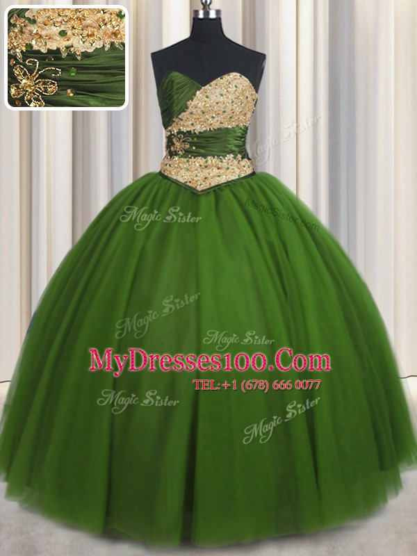 Sweetheart Sleeveless Tulle Quinceanera Dresses Beading and Ruching and Belt Lace Up