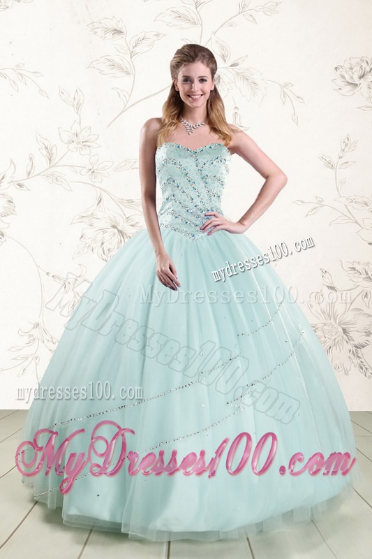 Apple Green Sweetheart Beading Quinceanera Dress and Pretty Ruching Knee Length Evening Dresses and Spaghetti Straps Beading Little Girl Dress