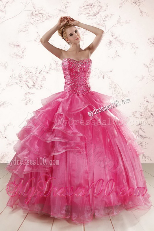 Coral Red Strapless Beading Sweet 16 Dress and Sweetheart Beading Evening Dresses and Halter Top Little Girl Dress