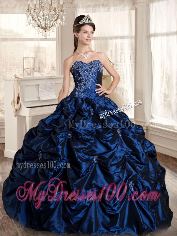 Customized Taffeta Bubles and Beaded Sweet 16 Dress and Short Baby Blue Dama Dresses