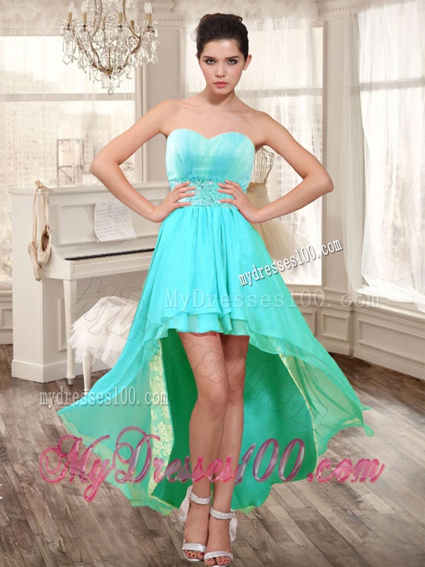 Perfect Applique and Ruffled Quinceanera Dress and High Low Beaded Dama Dresses