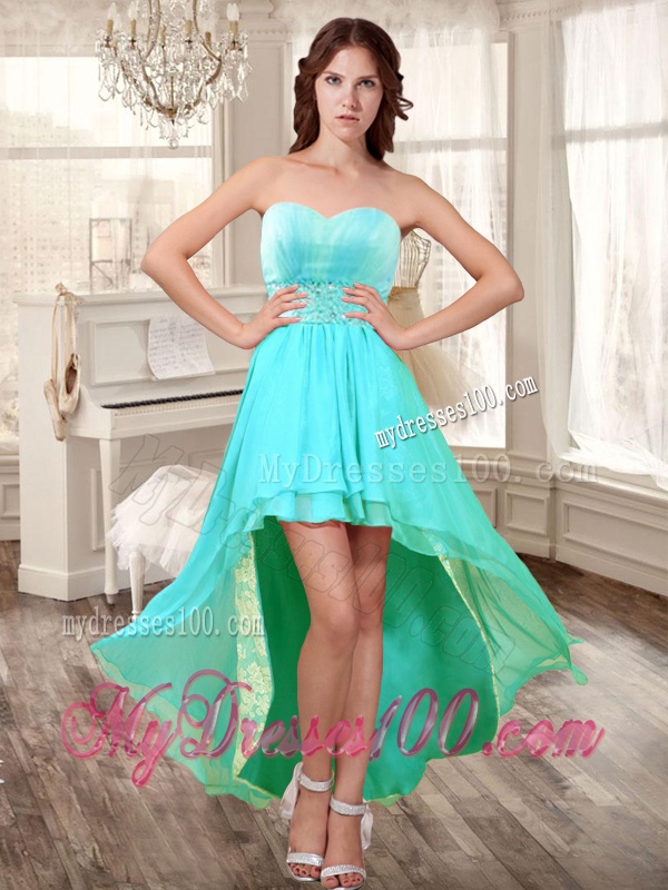 Perfect Applique and Ruffled Quinceanera Dress and High Low Beaded Dama Dresses