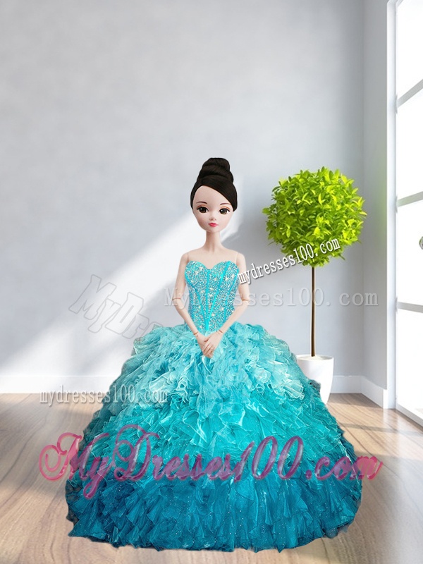 Popular Beaded Quinceanera Gown and Aqua Blue Dama Dresses and Pretty Multi Color Little Girl Dresses and Perfect Orange Evening Dresses