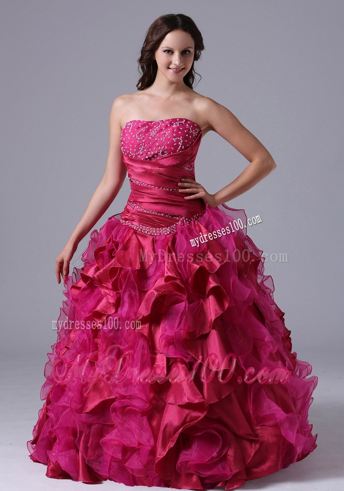 Ruche Beading and Ruffles Decorated Dress for Quince with Short Sleeves Jacket