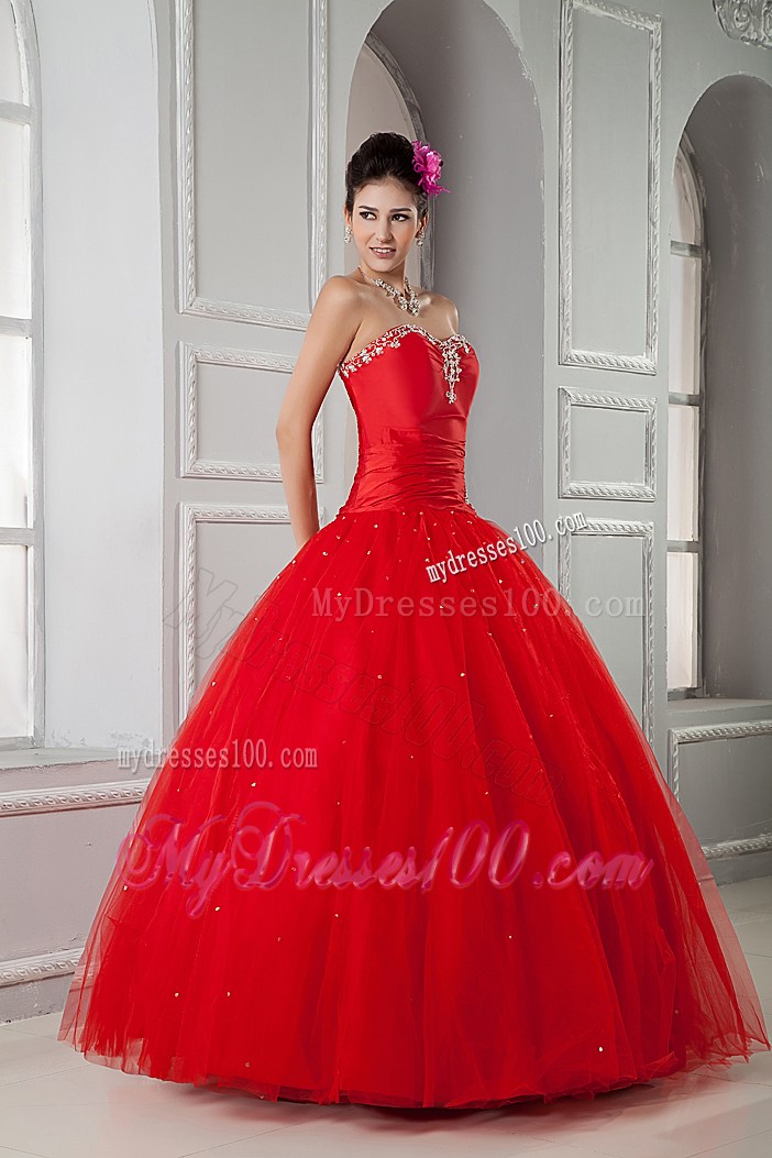 Flattering Sweetheart Beaded Quinceanera Dresses Ball Gown Lace-up Back