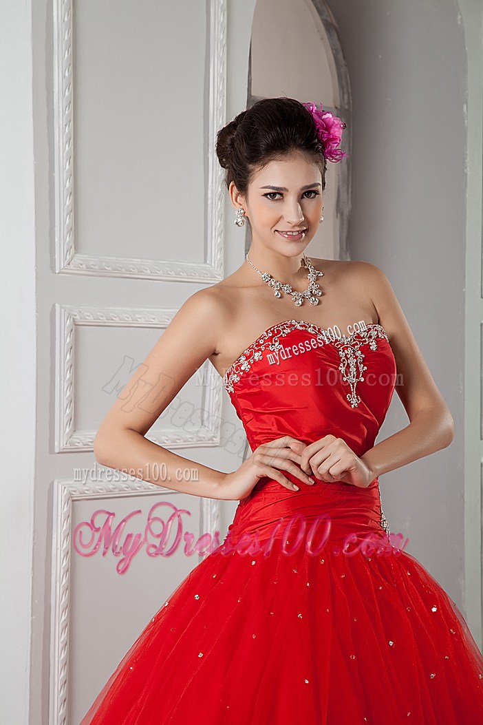 Flattering Sweetheart Beaded Quinceanera Dresses Ball Gown Lace-up Back