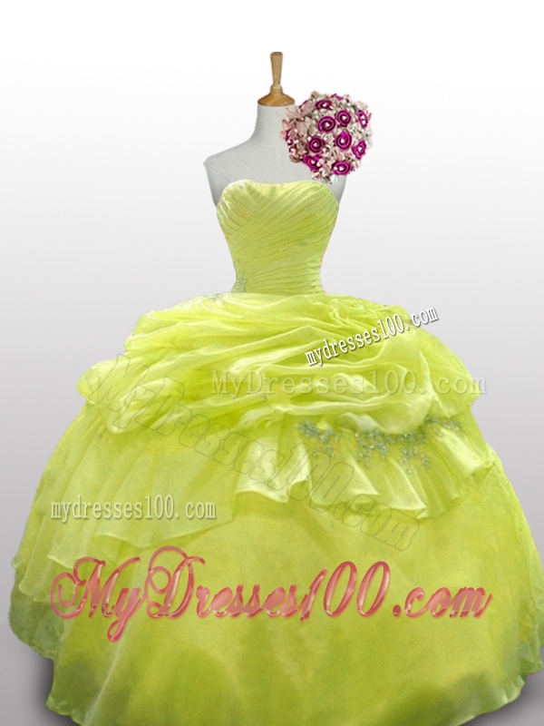 2016 Popular Paillette and Beaded Quinceanera Dresses in Organza