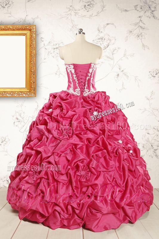 Cheap Ball Gown Sweetheart Quinceanera Dresses with Appliques