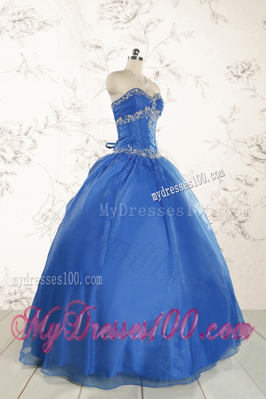 Cheap Beading Quinceanera Dresses in Royal Blue for 2016