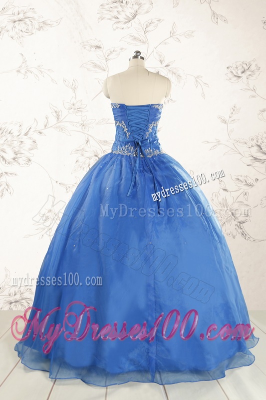 Cheap Beading Quinceanera Dresses in Royal Blue for 2016
