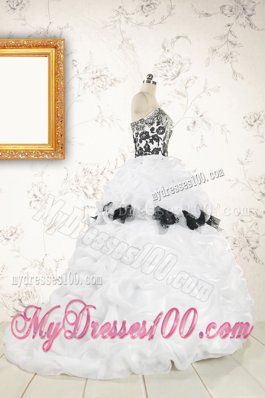 Fast Delivery Sweet 15 Dresses Hand Made Flowers for 2016