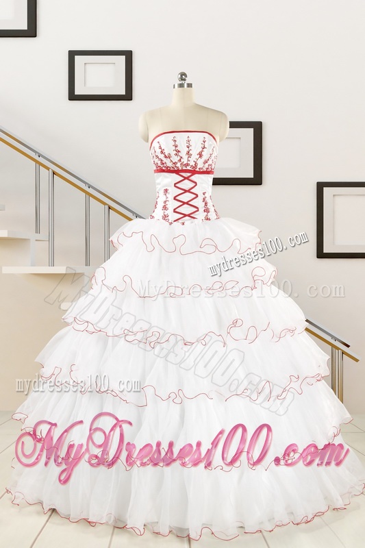 Popular White Sweet 16 Dresses with Appliques