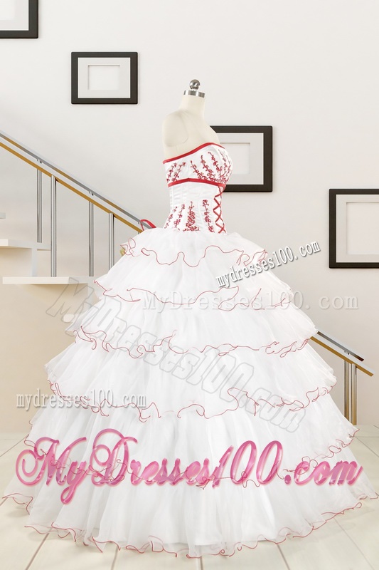 Popular White Sweet 16 Dresses with Appliques