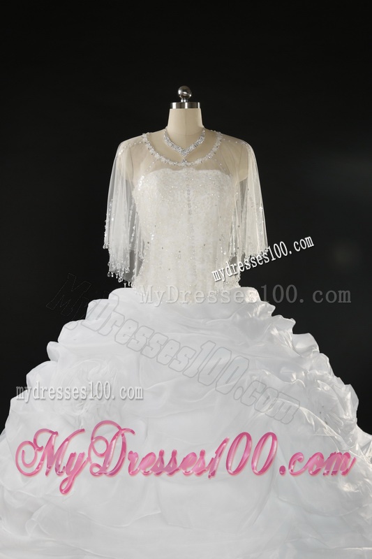 Pretty Strapless Beading Quinceanera Dresses for 2016