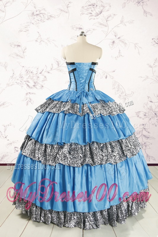 Unique Beading Sweetheart Ball Gown Quinceanera Dresses for 2016