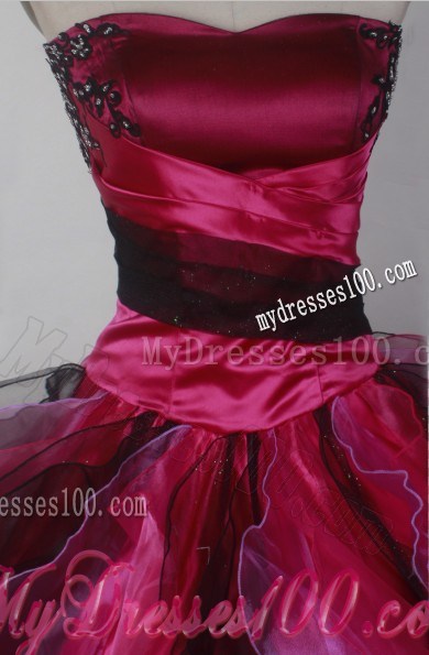 Fashionable Ruffled Sweet 16 Quinceanera Dress in Multi Colors