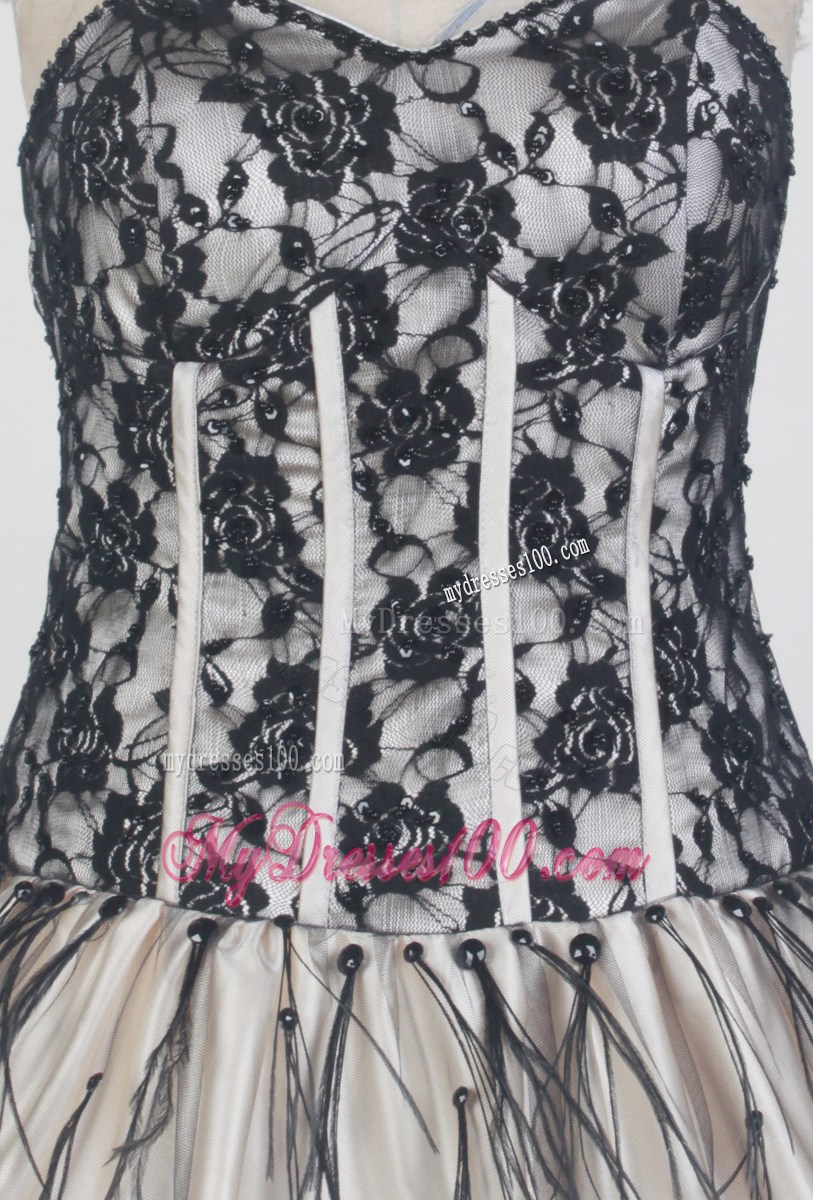 Strapless Black Appliques Ball Gown Sweet 15 16 Birthday Dress