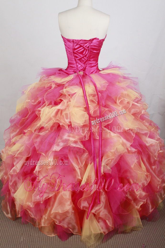 Sweetheart Detachable and Puffy Hemline Dresses 16 in Multi Colors