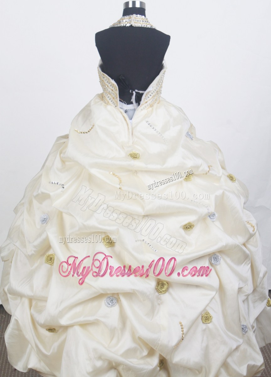 Halter Beading Pick Up Hot Sale Sweet Sixteen Dresses for 2013 Summer