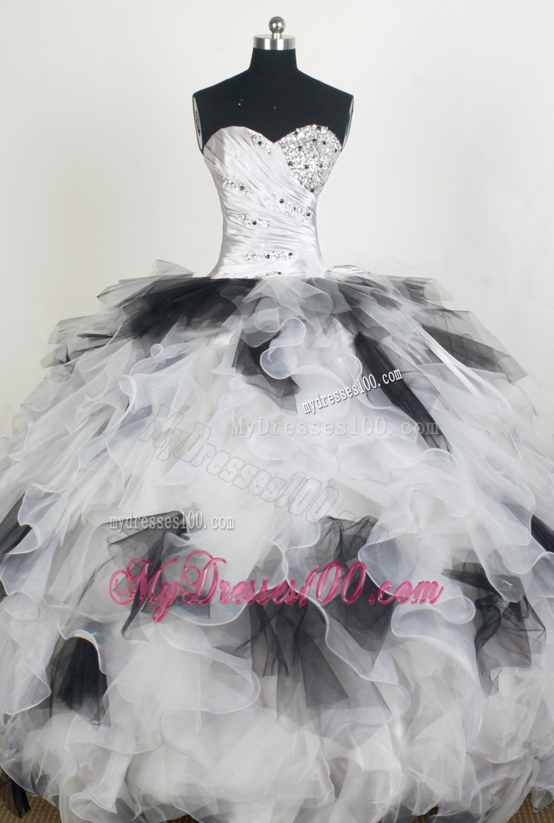 Colorful Puffy Beading Formal Evening Sweet Sixteen Dresses with Sweetheart