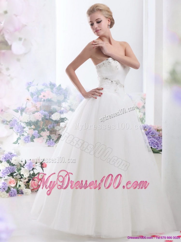 2016 Fashionable Sweetheart Wedding Dress with Paillette