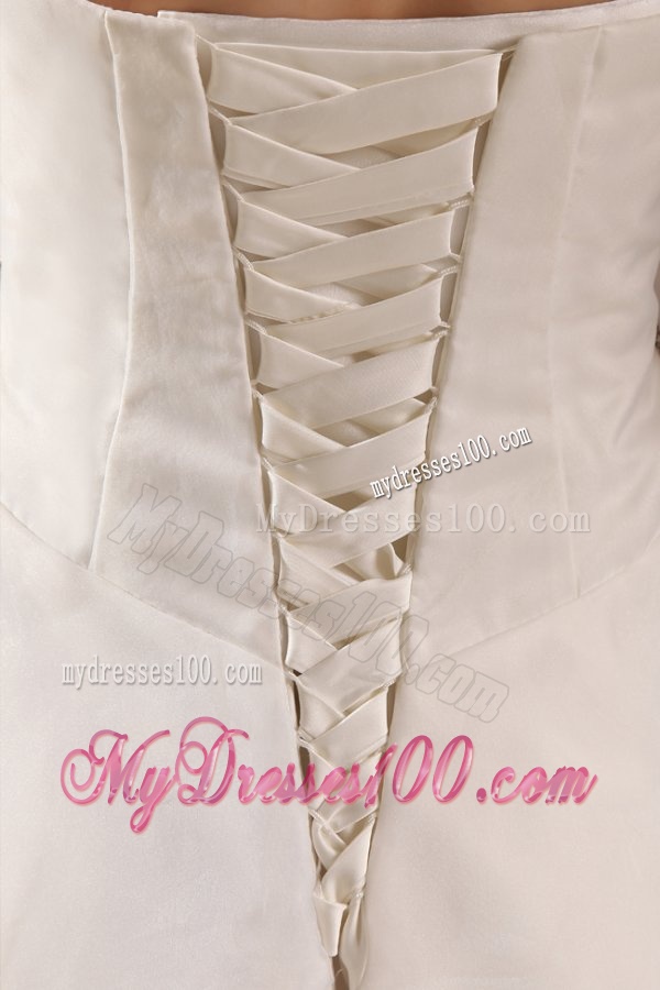 Ball Gown Halter Top Neck Embroidery and Beading Wedding Dress