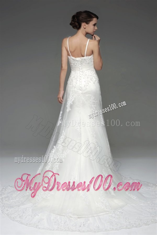 Luxurious Memraid Sweetheart Sweep Train Wedding Dress with Lace