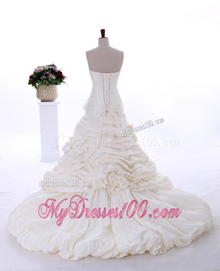 Most Popular A Line Strapless Wedding Dresses