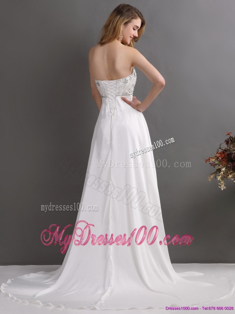 Sturning Sweetheart Wedding Dress with Beading for 2016