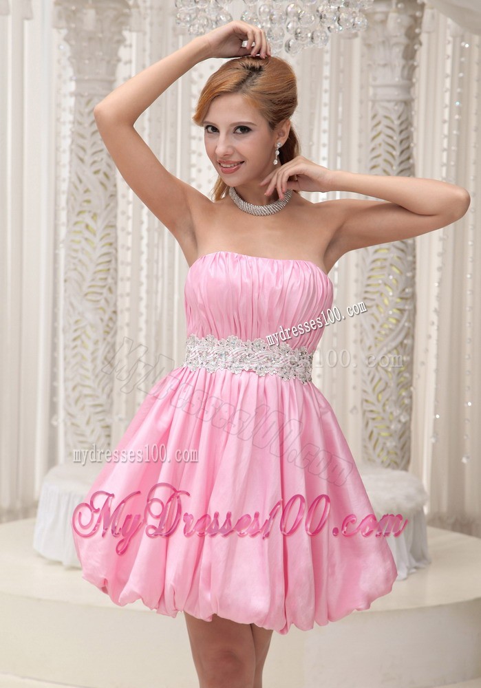 Appliques Bodice Sash with Beading Prom Dress For Formal Evening