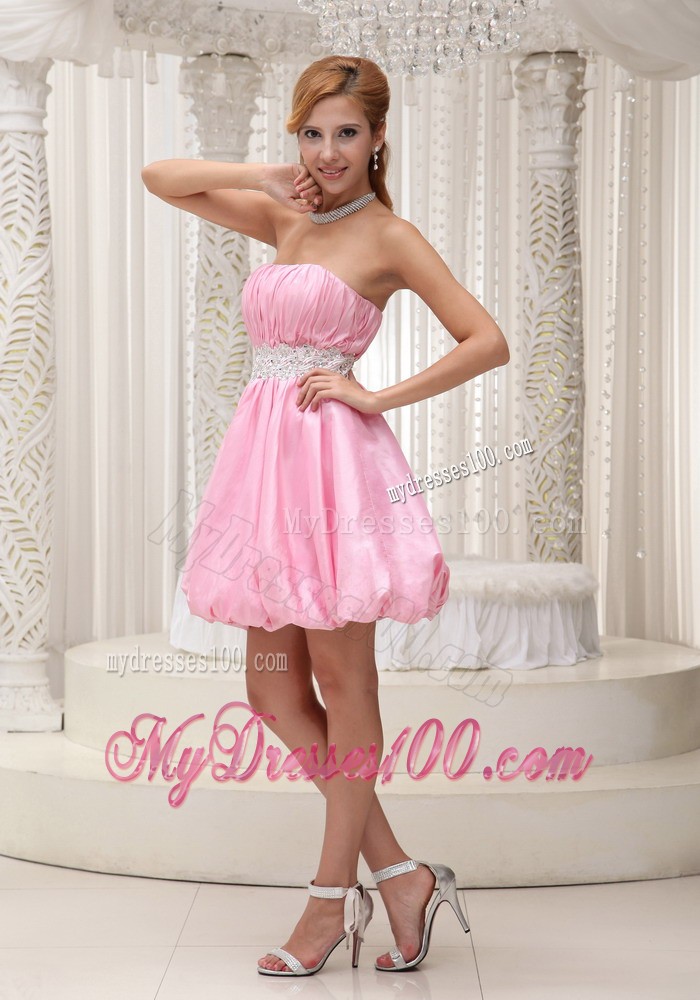 Appliques Bodice Sash with Beading Prom Dress For Formal Evening