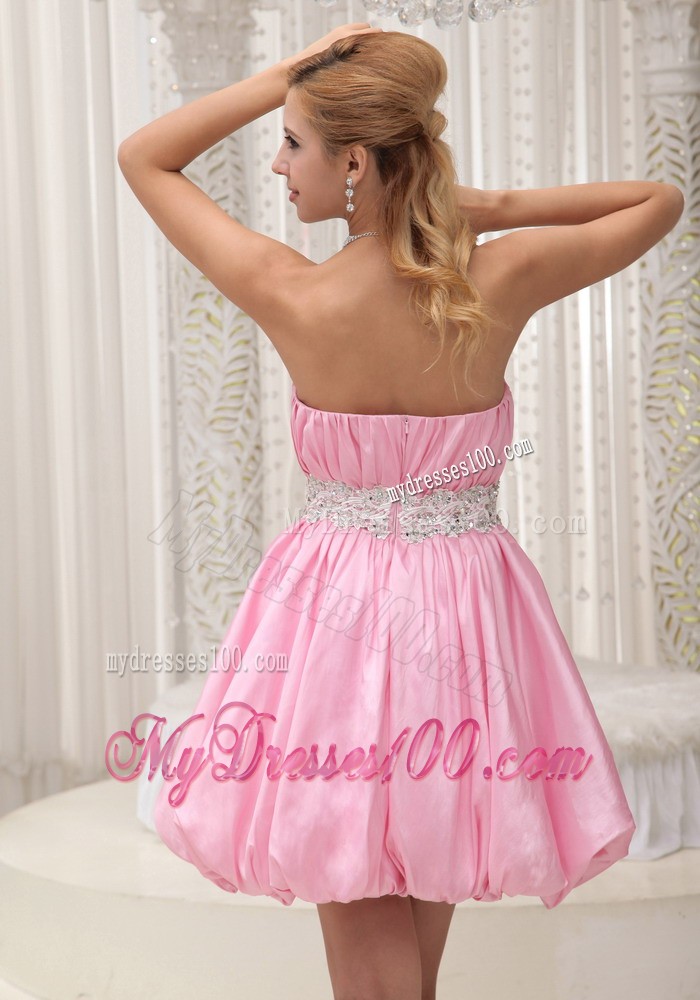 Appliques Bodice Sash with Beading Prom Dress For Formal Evening