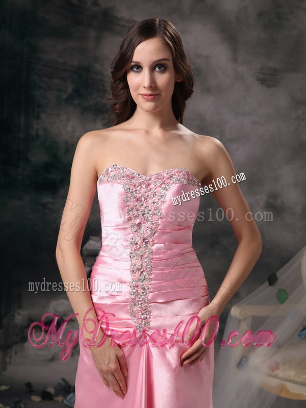 2013 Rose Pink Empire Prom / Evening Dress Sweetheart Brush Train