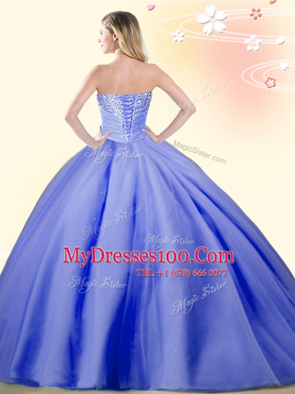 Floor Length Ball Gowns Sleeveless Gold 15th Birthday Dress Lace Up