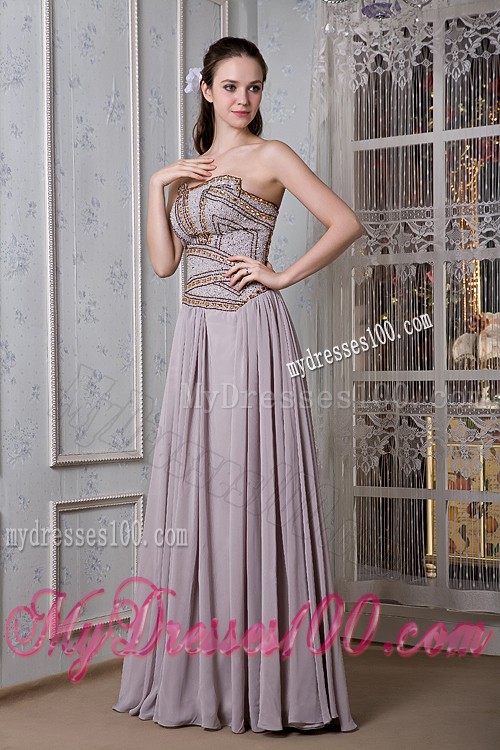 Pattern Pleated Strapless Prom Dress for Women the Brand New Style